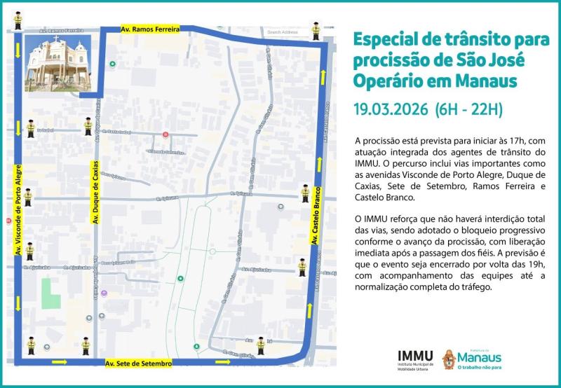 Prefeitura define esquema especial de trânsito para procissão de São José Operário em Manaus.jpeg
