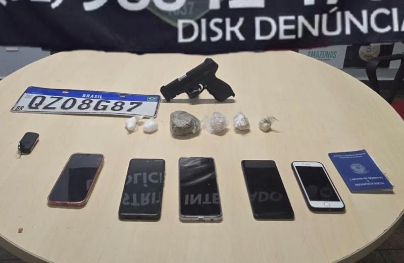 Trio é detido pela PM após série de roubos com carro no bairro Aleixo