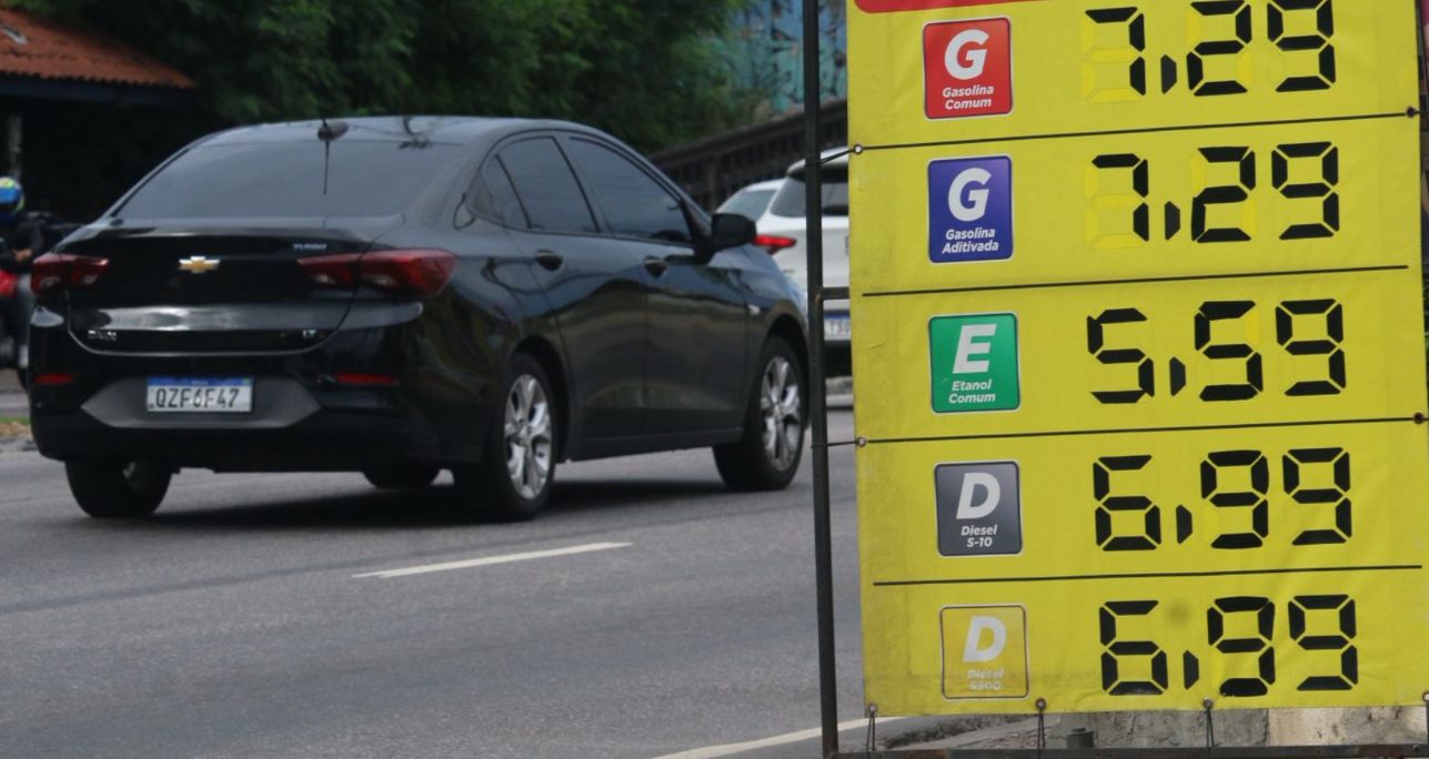 Gasolina sofre novo reajuste e chega a R$ 7,29 em Manaus