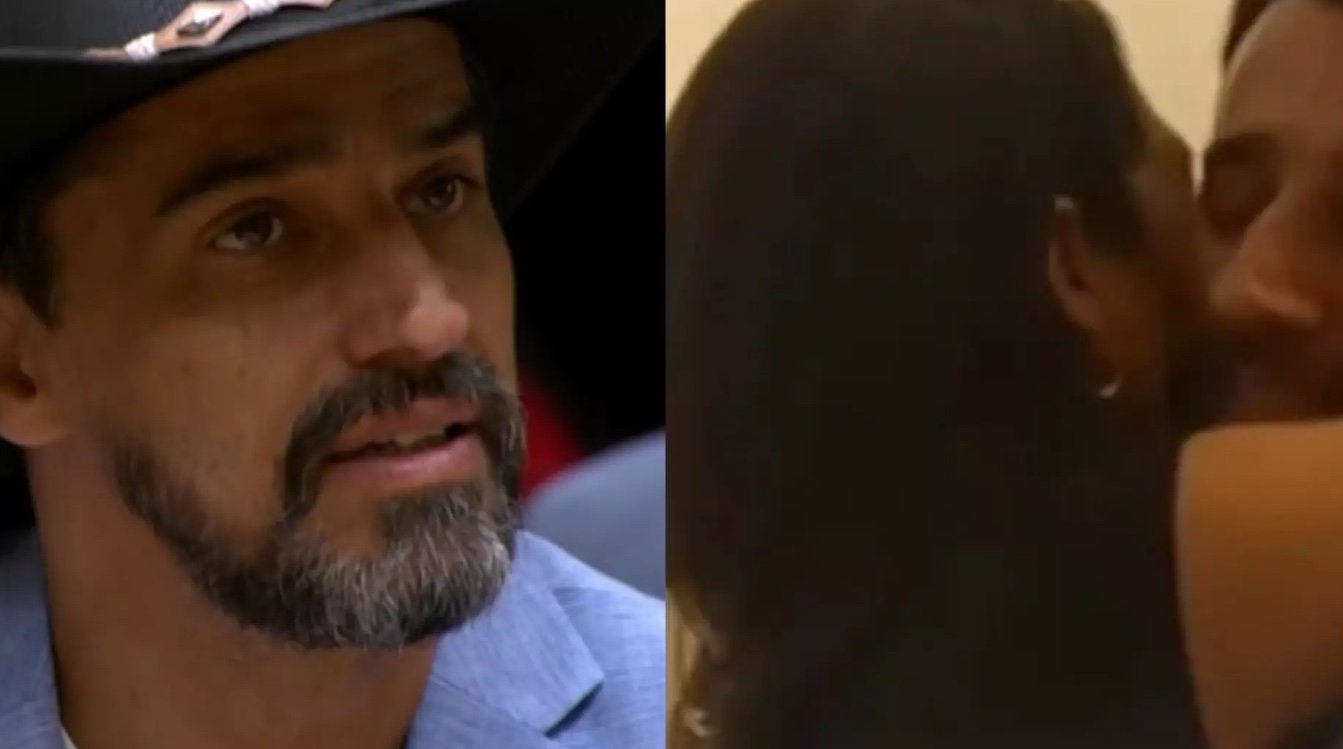 Alberto Cowboy se emociona ao reencontrar esposa após eliminação do BBB26