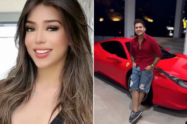Ex-namorada de Belinho, pai de Melody, destrói carro do empresário após flagra