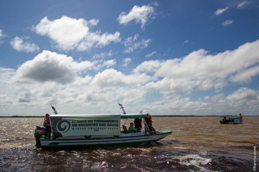 Fórum realiza romaria no Dia Mundial da Água com barqueata até o Encontro das Águas