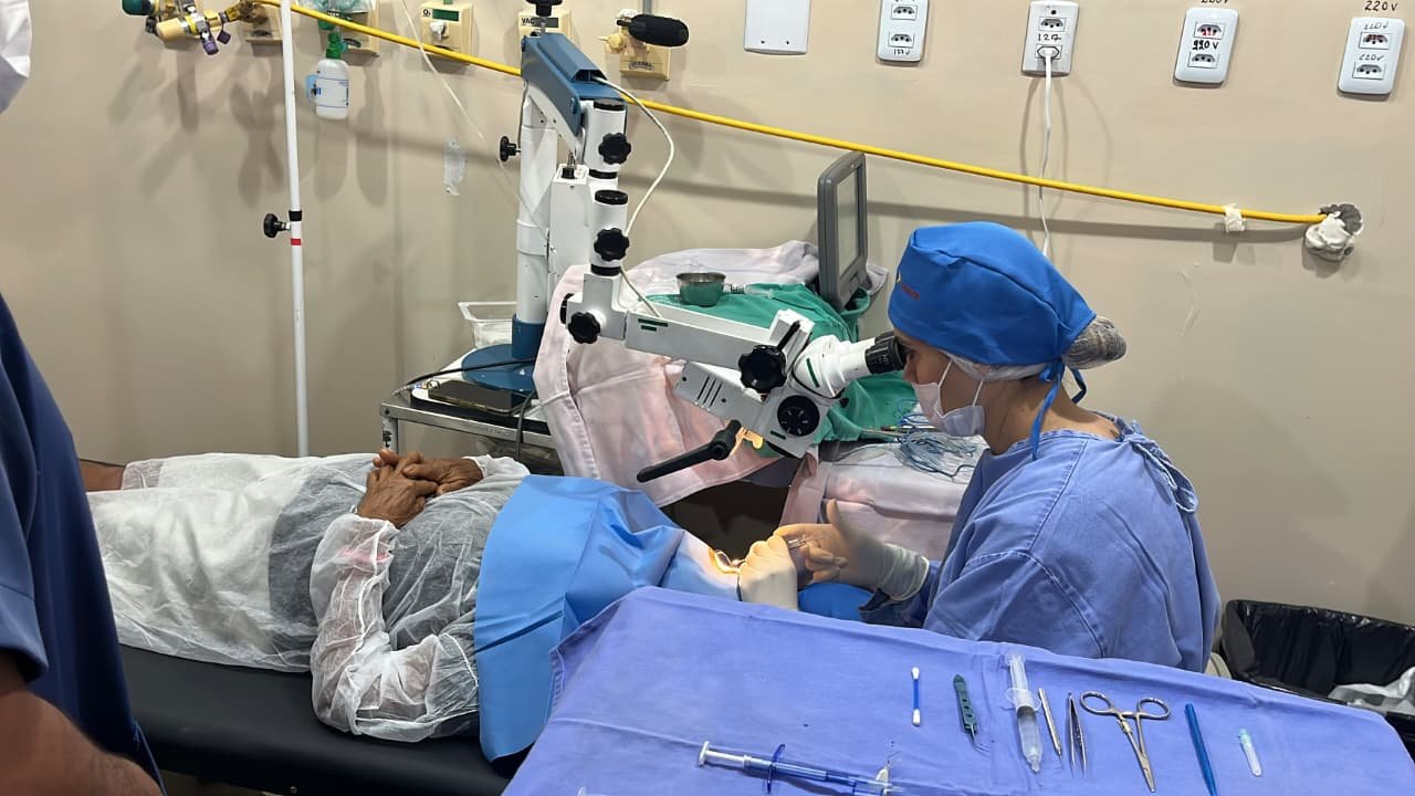 Jornada oftalmológica contempla 82 pacientes dos povos Sateré-Mawé e Hixkaryana em Parintins