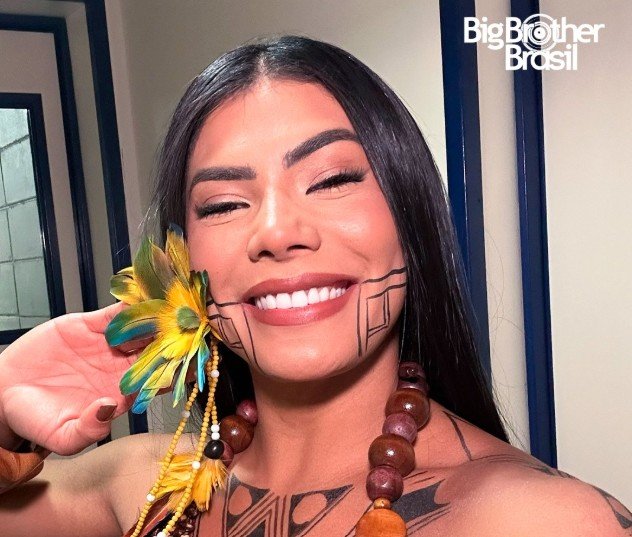 Marciele Albuquerque revela look potente para a final com grafismos indígenas