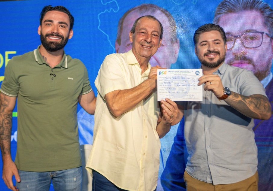 Omar Aziz reforça compromisso com meio ambiente ao receber vereador Amauri Gomes no PSD