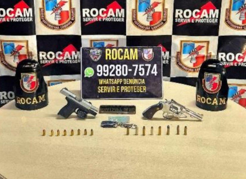 Dupla é presa com armas e munições após assalto a autopeças na Cachoeirinha