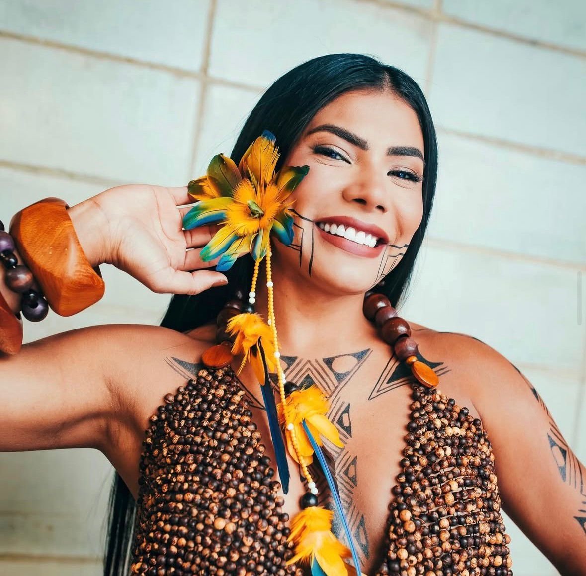 Símbolo de beleza e ancestralidade, Marciele detalha trajetória difícil antes do BBB e do Caprichoso