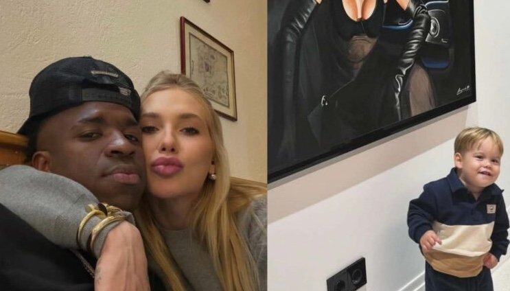 Virginia Fonseca ganha quadro com pintura sua e coloca na casa de Vini Jr: "Amei"