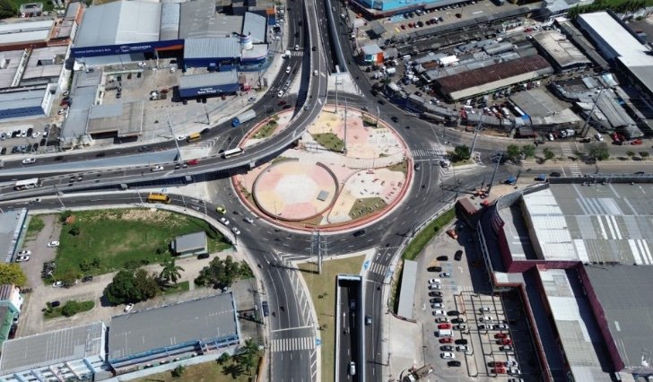 Complexo viário Rei Pelé terá interdição parcial para obras de drenagem