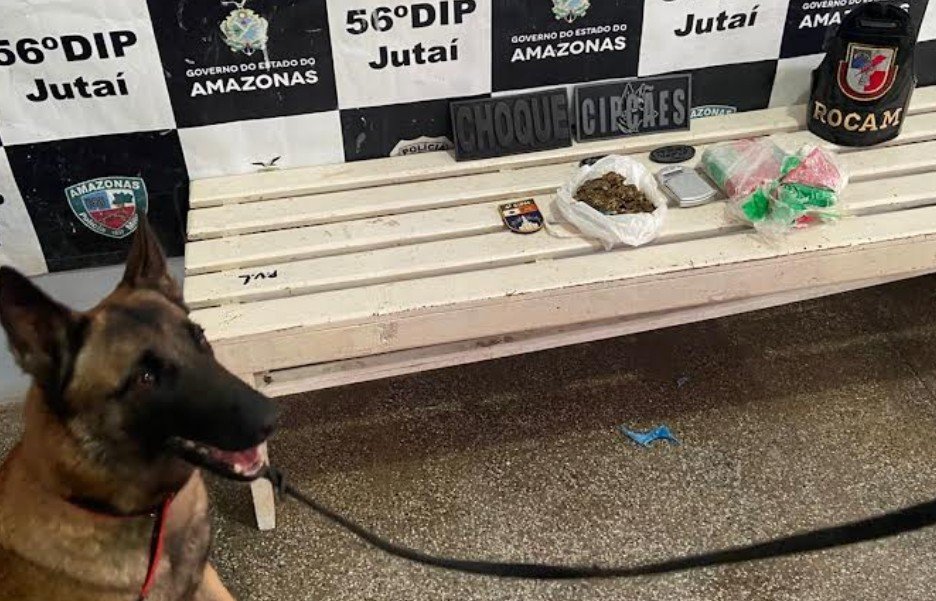 Polícia Militar apreende drogas enterradas em terreno baldio no Amazonas
