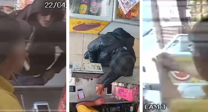 Baleado após roubo, assaltante chora, pede perdão e tenta fugir em SP; vídeo