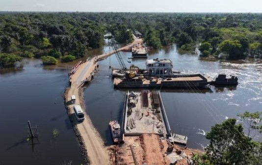 Nova ponte sobre o rio Autaz Mirim será liberada na BR-319