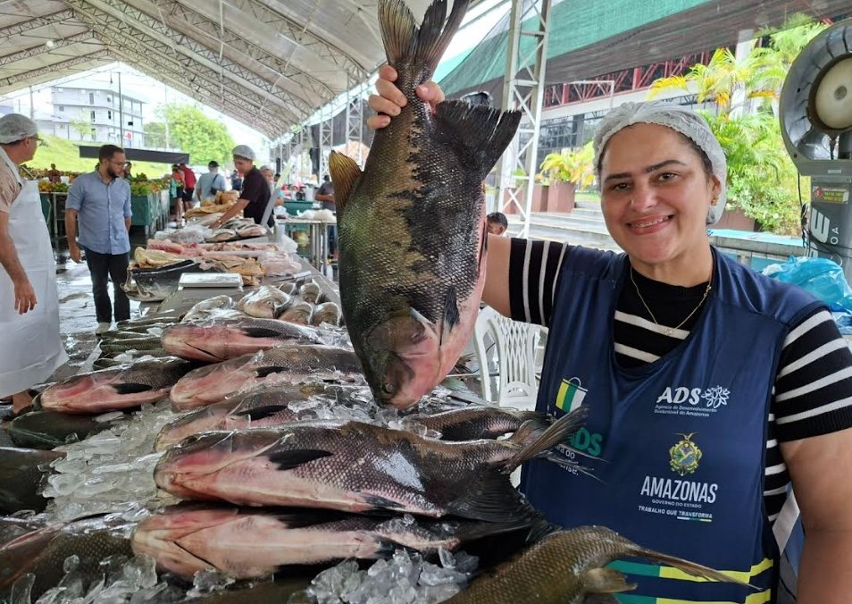 Feirão do Pescado vende 37 toneladas de peixe e movimenta R$ 1 milhão em Manaus