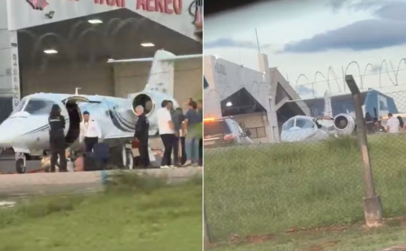 Avião com governador de Roraima é revistado pela Polícia Federal em Brasília