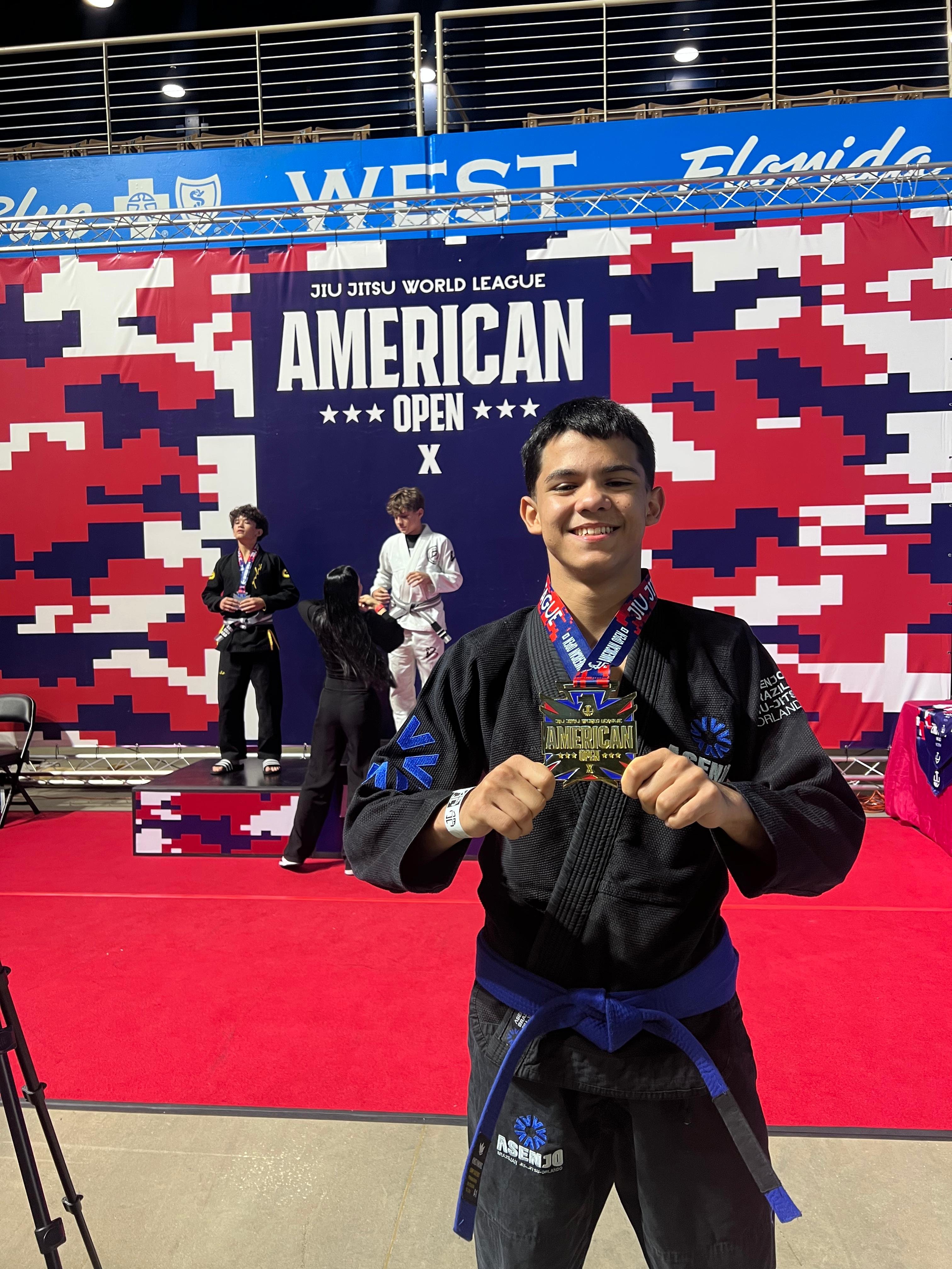 Da Manaus para o mundo: Jovem amazonense brilha no Jiu-Jitsu dos EUA