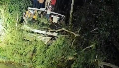 Lancha sofre colisão e fica presa em vegetação entre Coari e Tefé; veja vídeo
