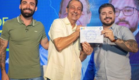 Omar Aziz reforça compromisso com meio ambiente ao receber vereador Amauri Gomes no PSD