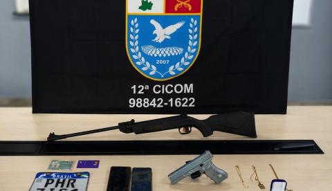 Trio é preso em flagrante após assalto com reféns em floricultura no bairro Flores