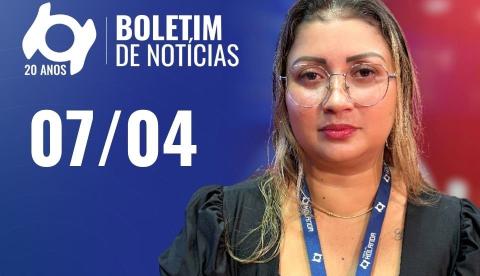 Confira as principais notícias no 'Boletim' desta terça-feira; Assista