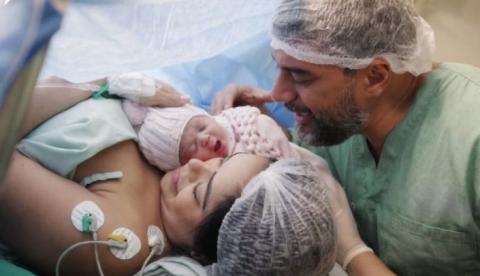 Wilson Lima anuncia nascimento da filha Helena e celebra nas redes sociais