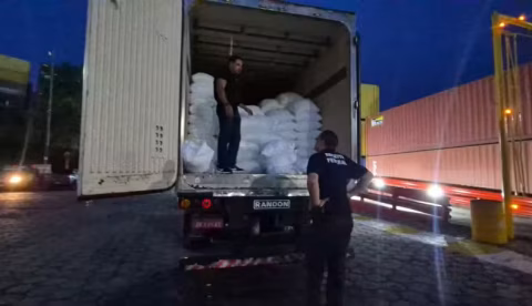 Operação apreende carga de peixe recheada com 150 kg de 'supermaconha' no Puraquequara