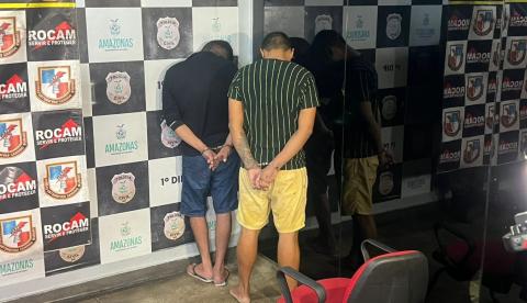 Rocam recupera armas e prende dupla que usou carro alugado para assaltar autopeças