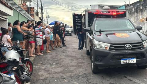 Entregador de aplicativo é morto a tiros na porta de casa no Novo Aleixo