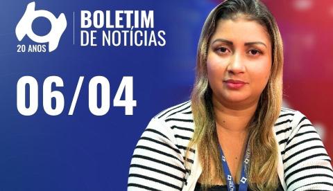Confira as principais notícias no 'Boletim' desta segunda-feira; Assista