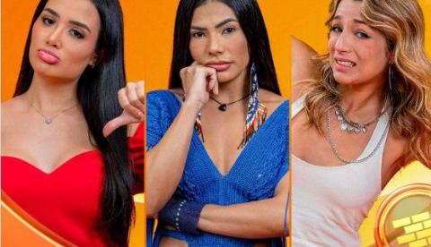 Emparedada ao lado de Marciele, Jordana puxa Samira para disputa: 'Estava esperando esse contragolpe'