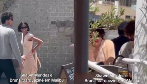 Bruna Marquezine e Shawn Mendes são vistos juntos em Malibu