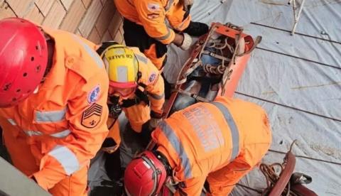 Trabalhador sobrevive a choque de 14 mil volts em obra em Uberlândia