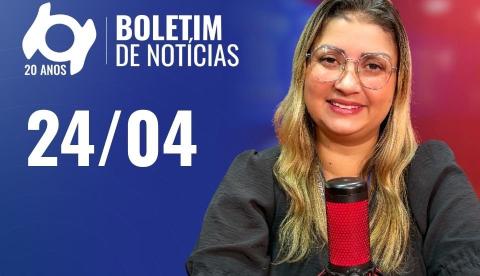 Confira as principais notícias no 'Boletim' desta sexta-feira; Assista