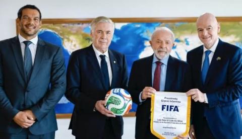 Lula revela que Ancelotti consultou sua opinião sobre Neymar para Copa do Mundo