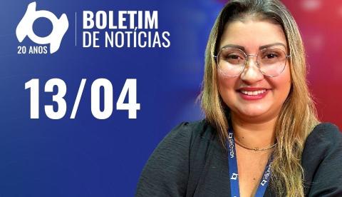 Confira as principais notícias no 'Boletim' desta segunda-feira; Assista