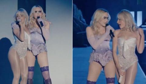 Madonna surpreende e participa de show de Sabrina Carpenter no Coachella