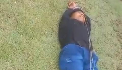 Homem é encontrado com mãos e pés amarrados no meio da Av. das Torres; vídeo