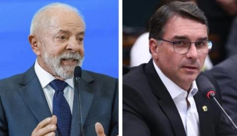Pesquisa mostra empate técnico entre Lula e Flávio Bolsonaro no 2º turno
