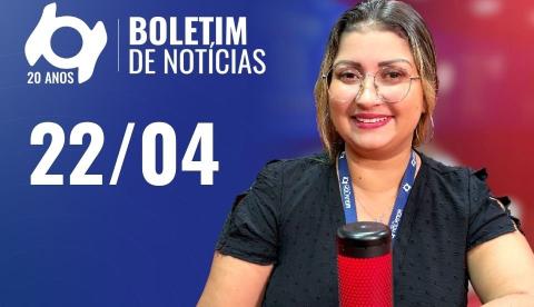 Confira as principais notícias no 'Boletim' desta quarta-feira; Assista