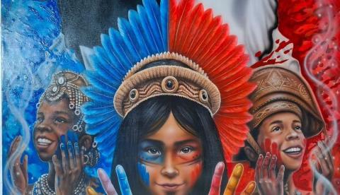 Obra de artista de Maués é escolhida para estampar o Festival de Parintins 2026