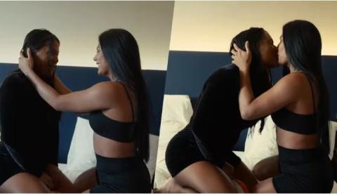 Marciele e Chaiany se reencontram no Rio com direito a beijo