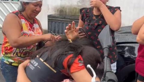 Vídeo emocionante mostra mãe sequestrada no Cidade de Deus reencontrando família