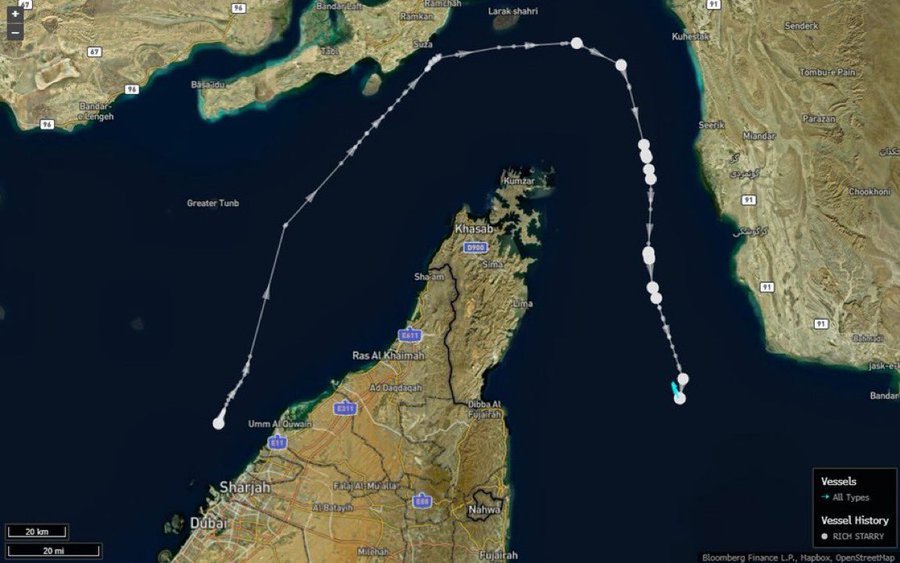 Irã libera rota vital de petróleo no Estreito de Ormuz após trégua no Líbano