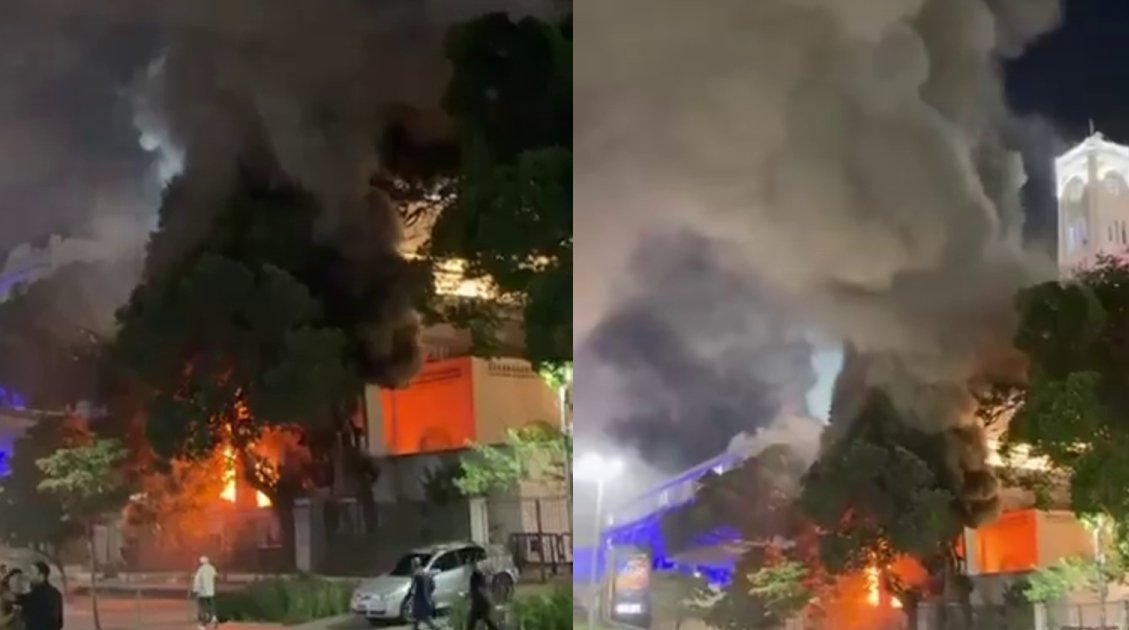Incêndio atinge prédio histórico no Rio de Janeiro durante madrugada; vídeo