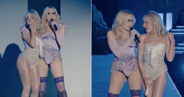 Madonna surpreende e participa de show de Sabrina Carpenter no Coachella