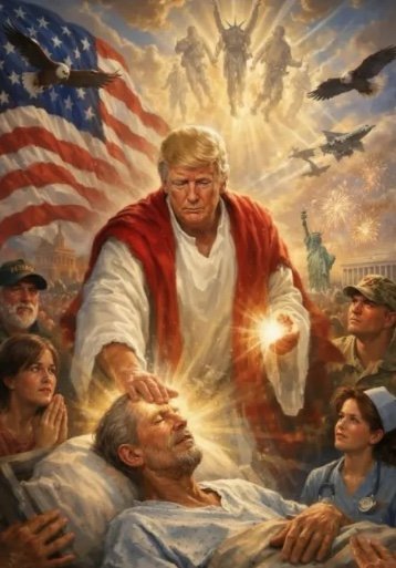 Trump publica imagem vestido como Jesus após atacar papa Leão XIV