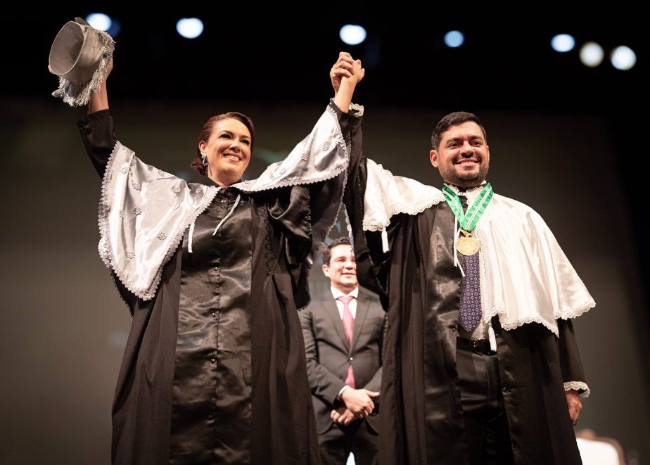 André Zogahib e Katia Couceiro assumem Reitoria da UEA para 2026-2030