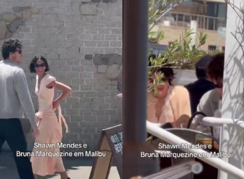 Bruna Marquezine e Shawn Mendes são vistos juntos em Malibu