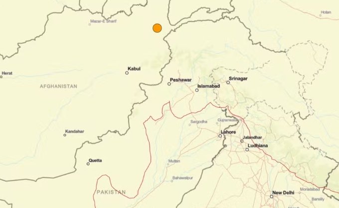 Terremoto de magnitude 5,8 atinge Afeganistão e Paquistão deixando mortos e feridos