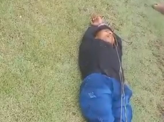 Homem é encontrado com mãos e pés amarrados no meio da Av. das Torres; vídeo