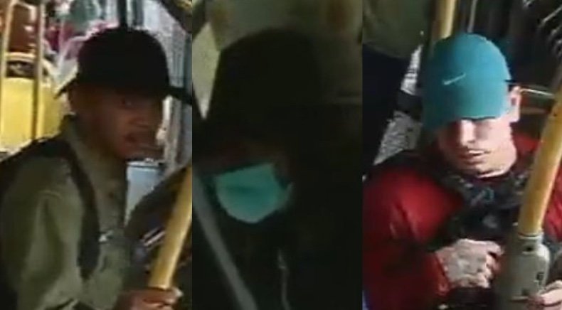 Trio é procurado por assalto a ônibus da linha 641 na zona Oeste de Manaus